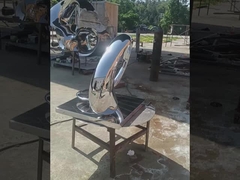 ประติมากรรมนามธรรมที่มีชื่อเสียงสไตล์โลหะสมัยใหม่สำหรับตกแต่งภายในอาคาร